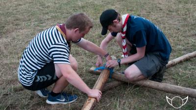 Spejdere samarbejder om besnøringer
